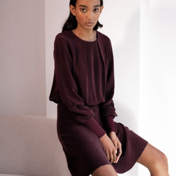 💙 HOST PICK 💙 NWT Patrick Cupid SILK RAGTIME DRESS - Picture 2 of 5